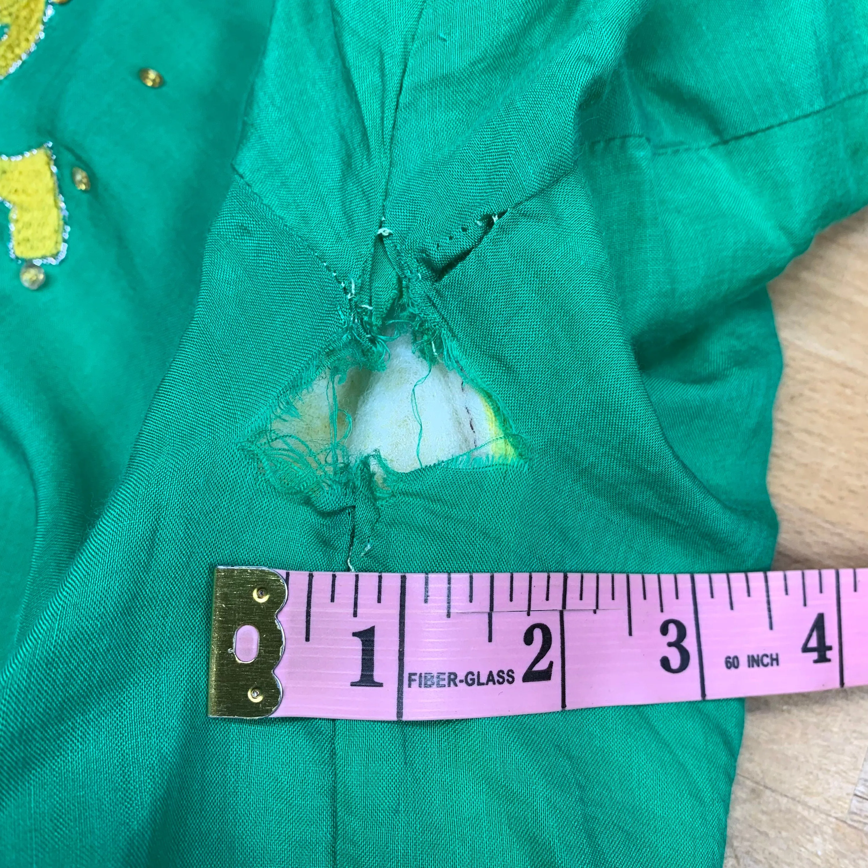 80s Green "Save Nature" Puffy Sweatshirt - One Size