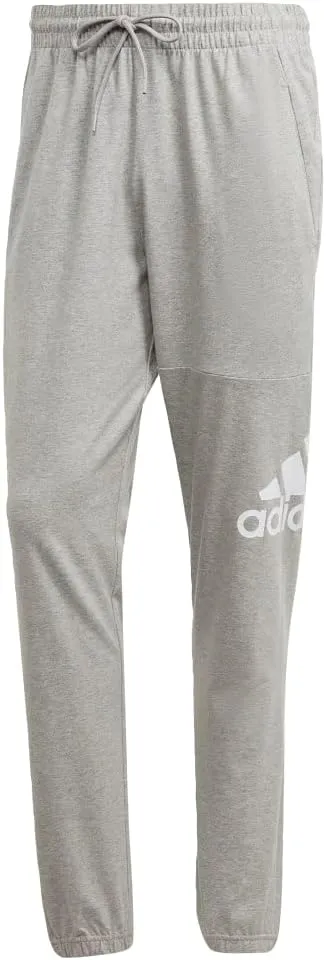 adidas Mens Essential Logo Tapered Badge Sweatpants Training Casual - Black