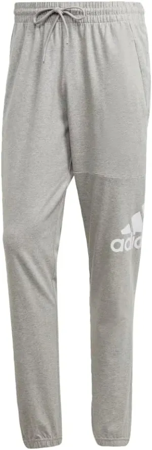 adidas Mens Essential Logo Tapered Badge Sweatpants Training Casual - Black
