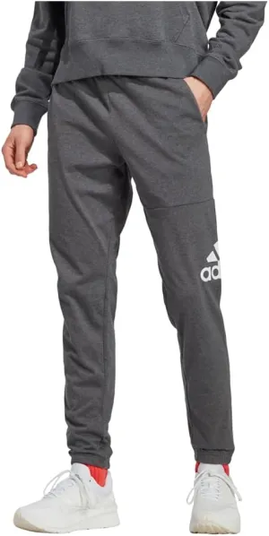 adidas Mens Essential Logo Tapered Badge Sweatpants Training Casual - Black