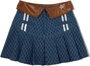 Aelfric Eden Denim Skirt Casual Short Vintage Washed Fashion A Line Jean Skirts