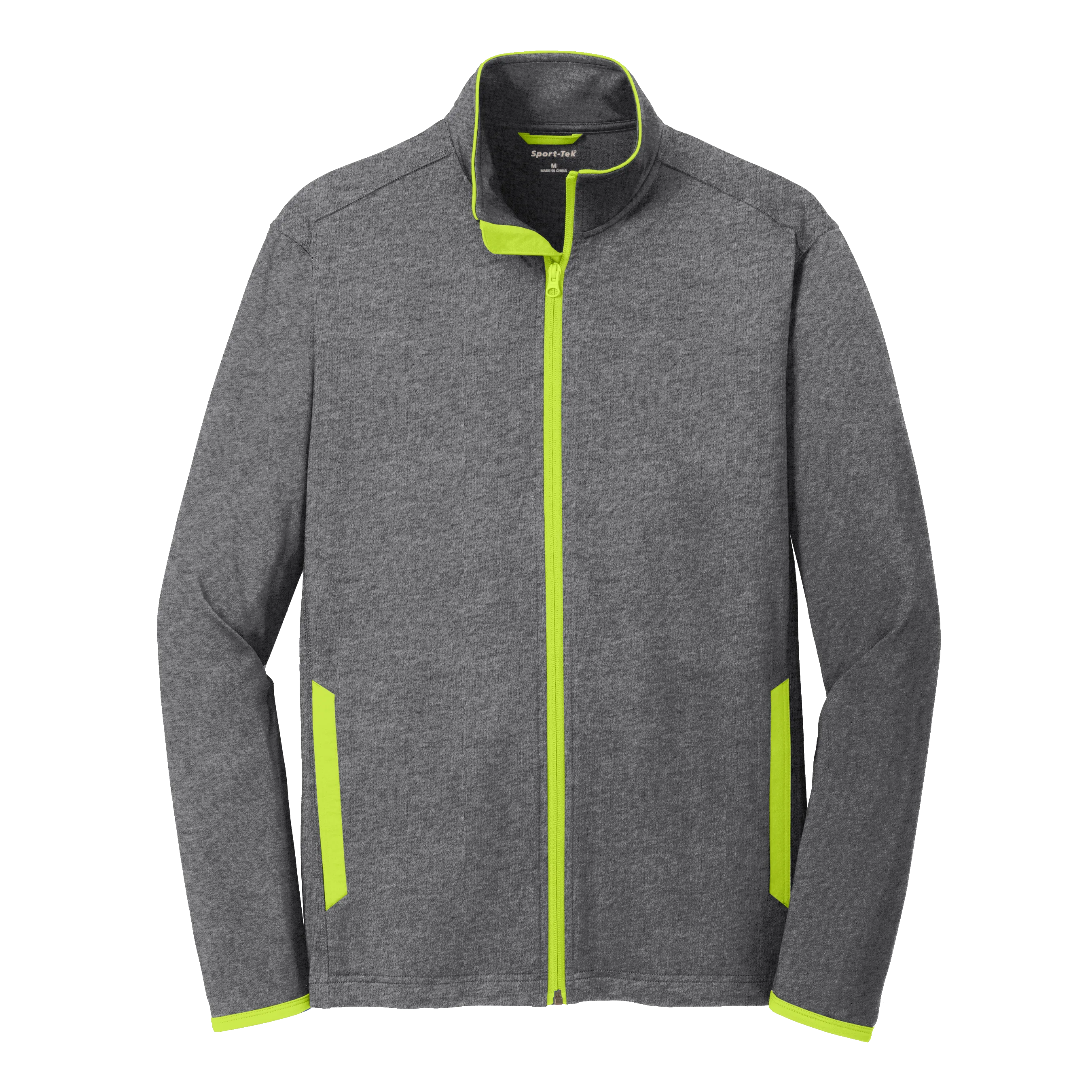 B1668M Mens Stretch Contrast Full-Zip Jacket