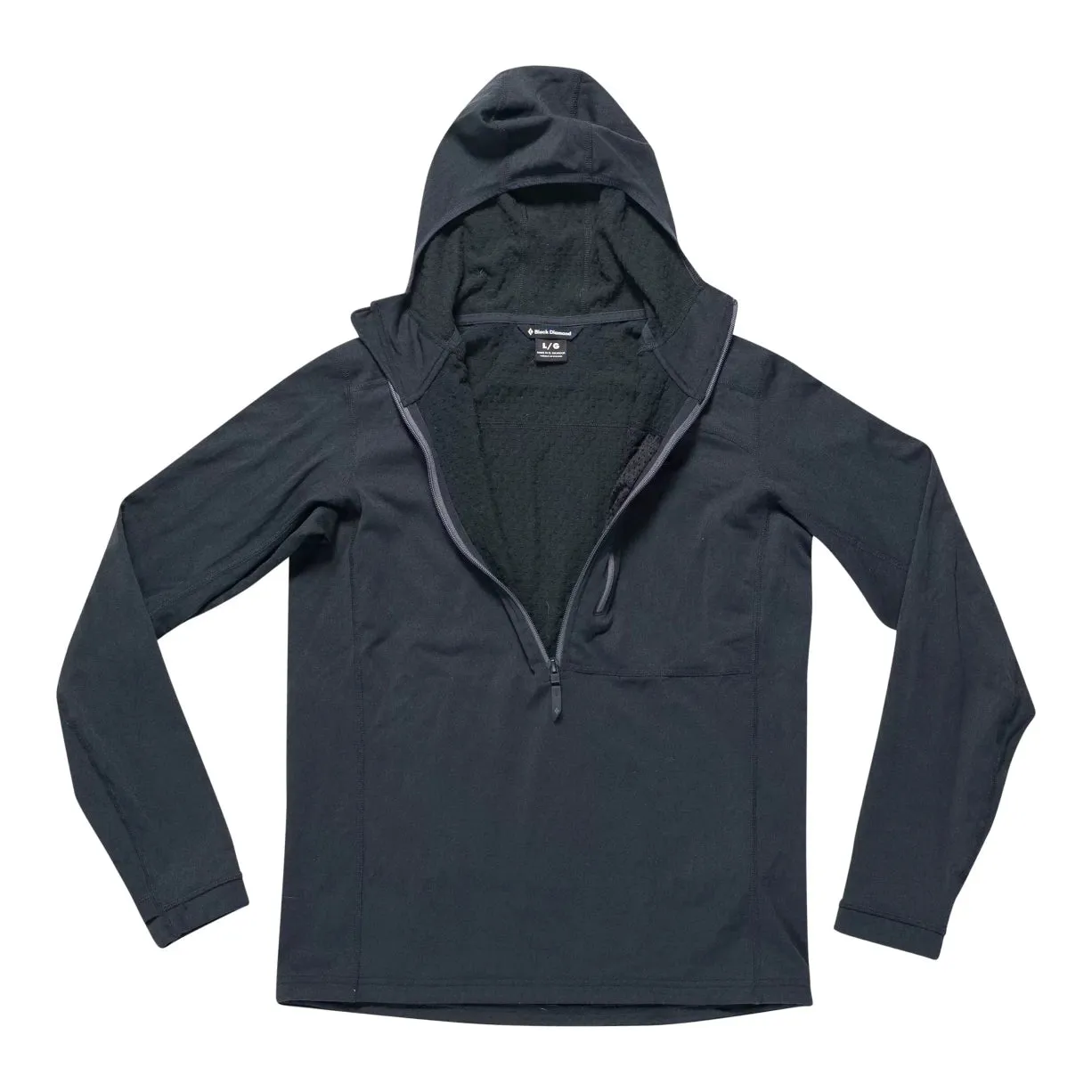 Black Diamond Coefficient 1/4 Zip Fleece Hoody - Men's