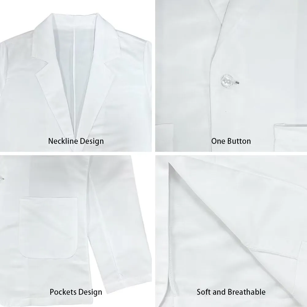 Blazer for Men One Button Notched Lapel Suit Jacket Casual Business Jackets Sports Coats Slim Fit Plus Size Blazer