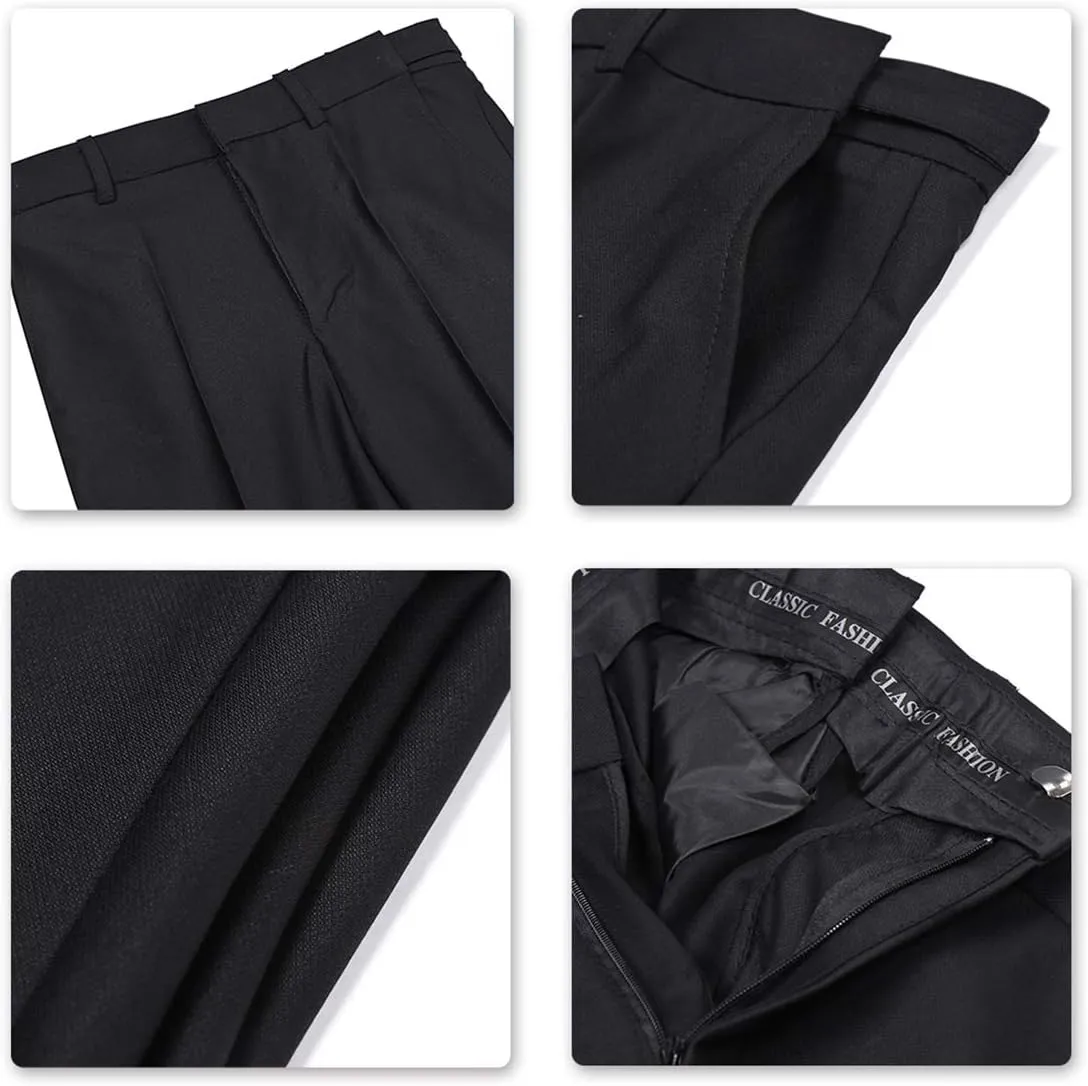Boyland Boys 2 Pieces Suits Tuxedo Suit Shiny Sequins Peak Lapel Slim Fit Jacket Pants Party Performance