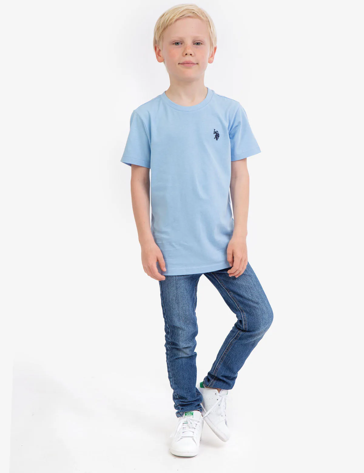BOYS BASIC CREW NECK T-SHIRT