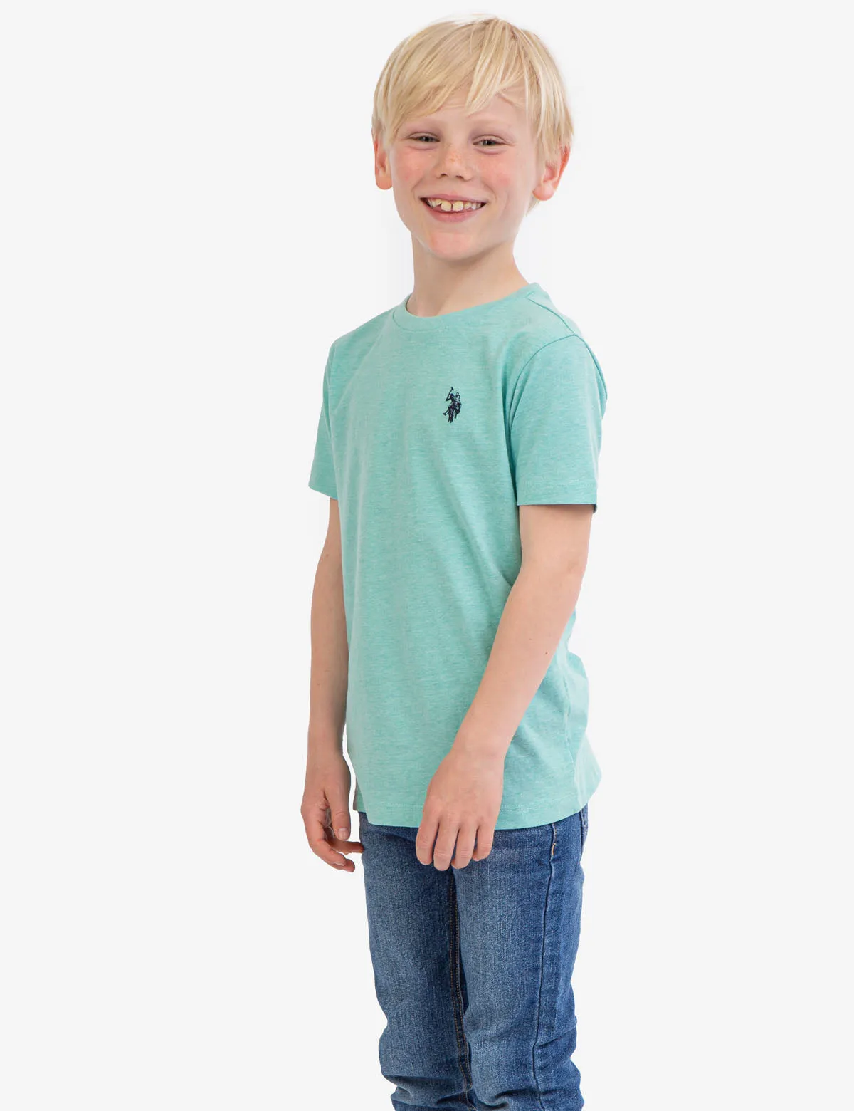 BOYS BASIC CREW NECK T-SHIRT