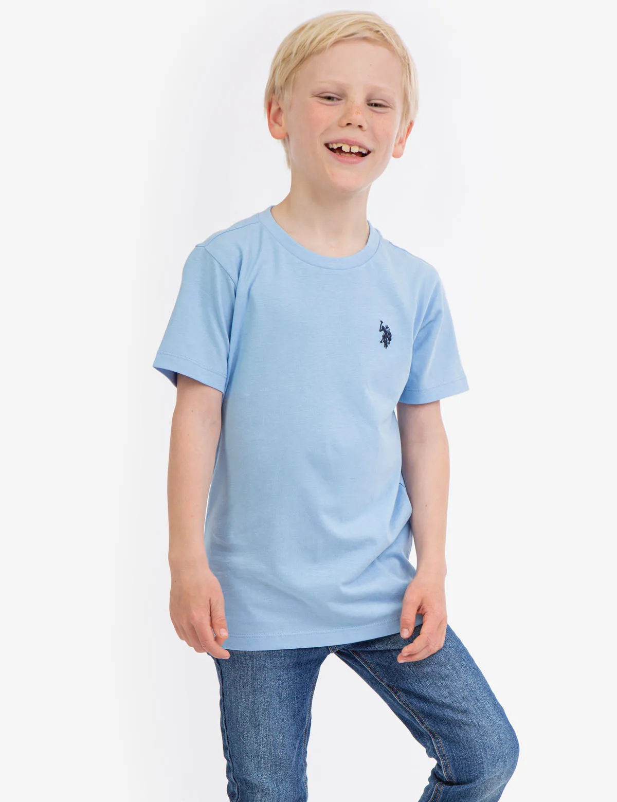BOYS BASIC CREW NECK T-SHIRT