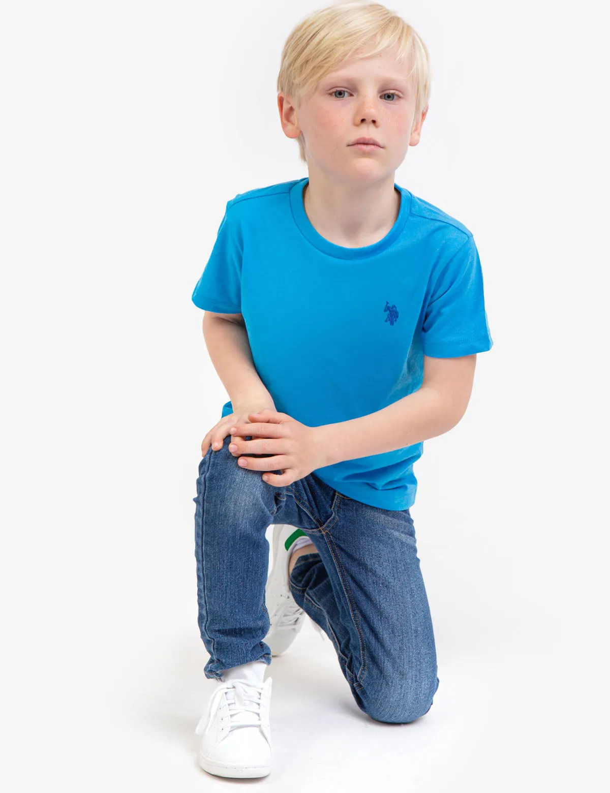 BOYS BASIC CREW NECK T-SHIRT