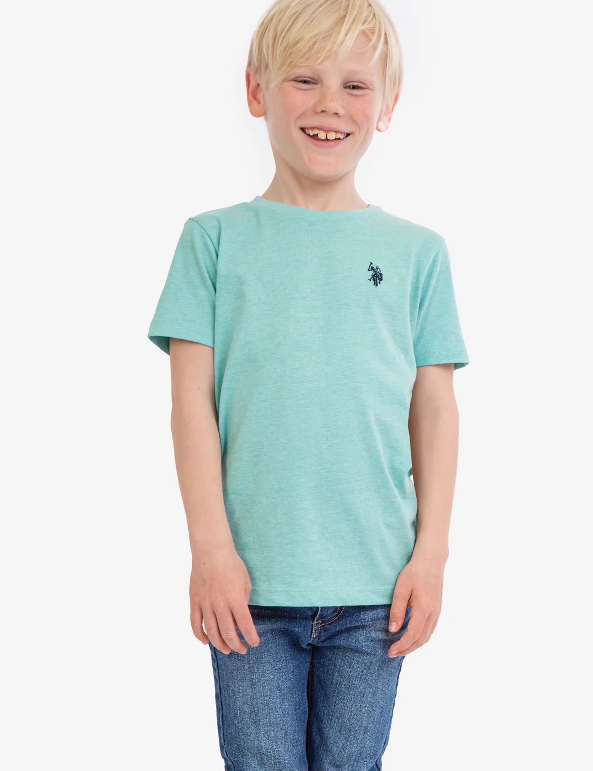 BOYS BASIC CREW NECK T-SHIRT