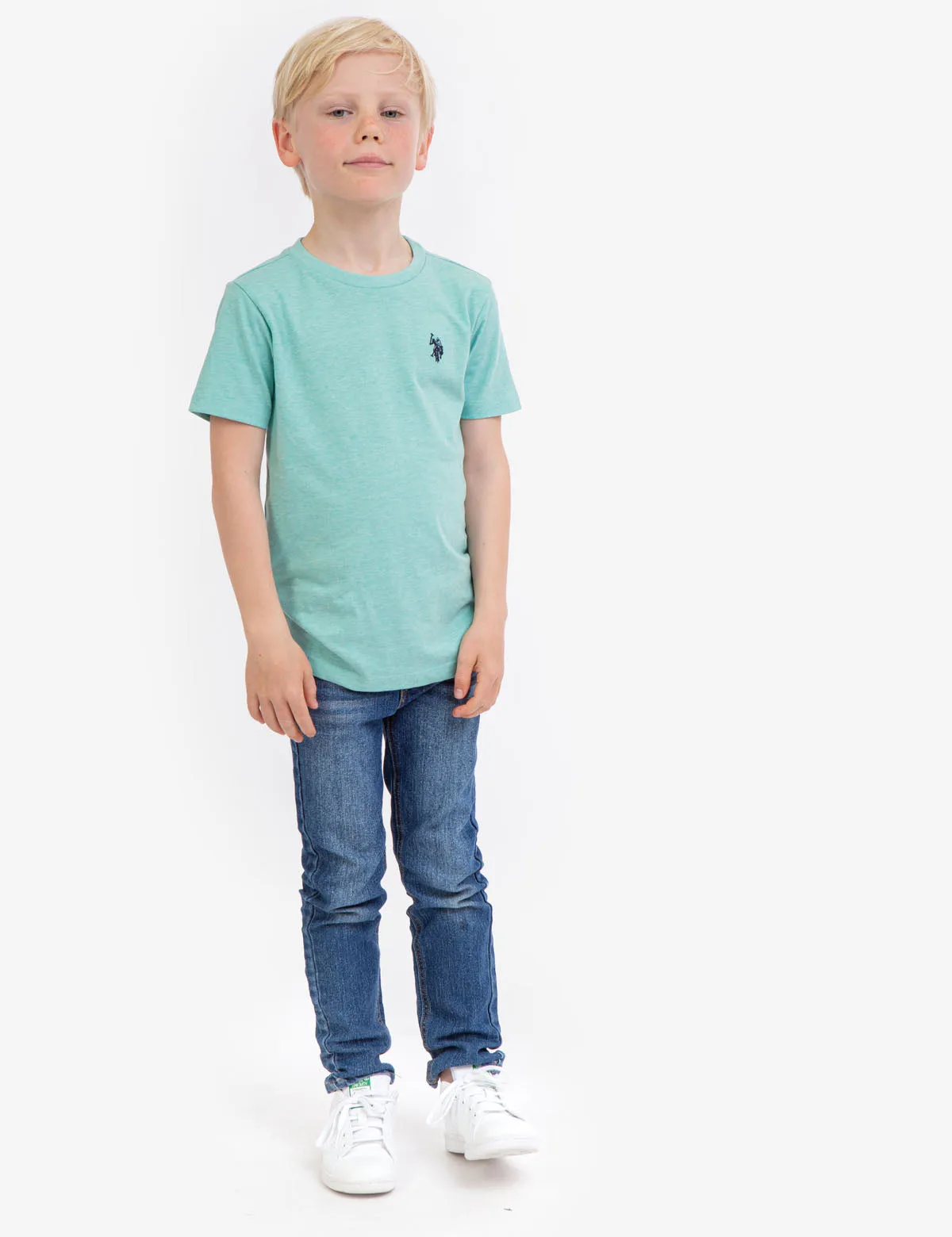 BOYS BASIC CREW NECK T-SHIRT
