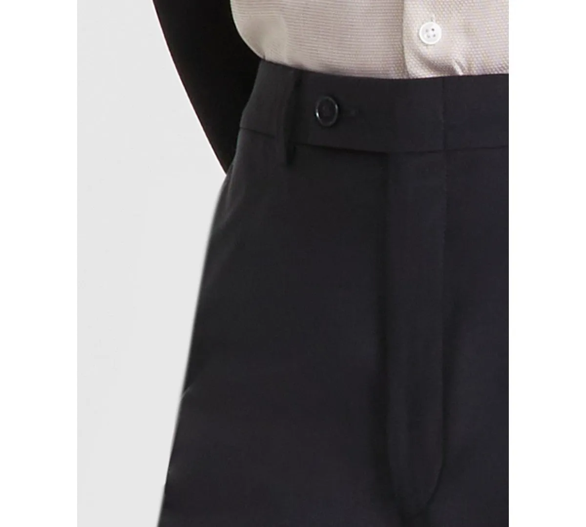 Calvin Klein Mens Slim fit Dress Pants 36 / 32 Black Solid Stretch