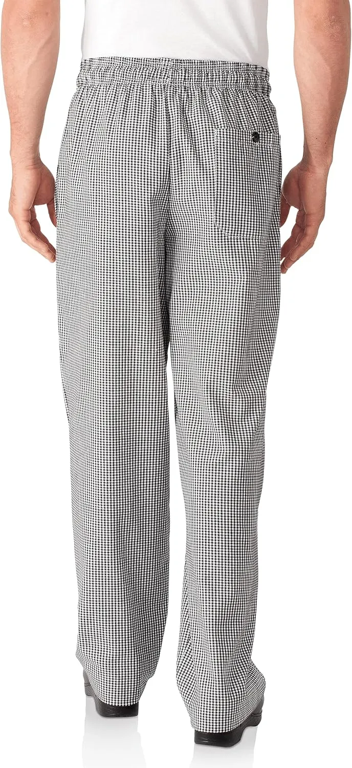 Chef Works Men's Essential Baggy Zip-Fly Chef Pants