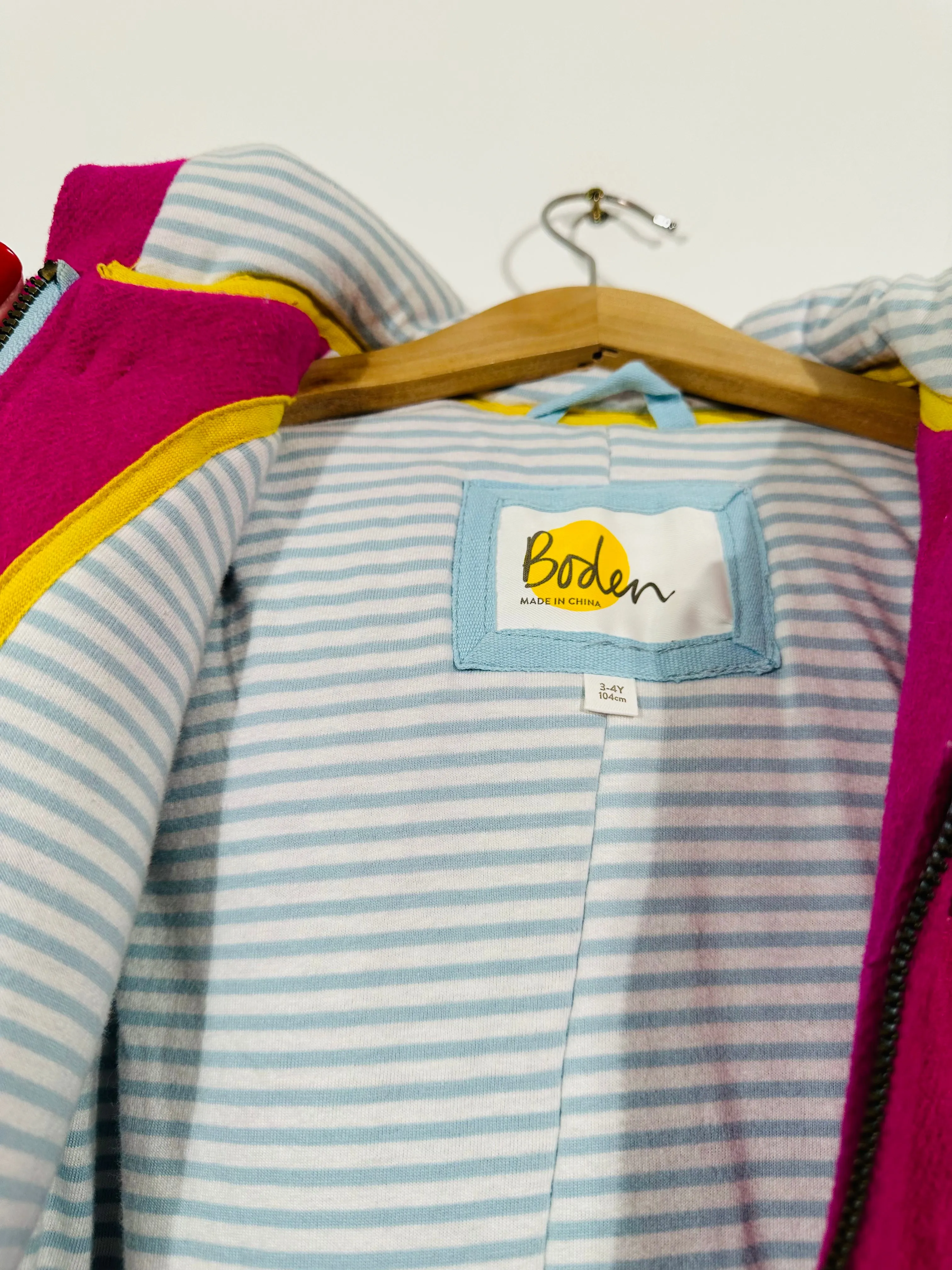 Dark Pink Duffle Coat (3-4 Years)