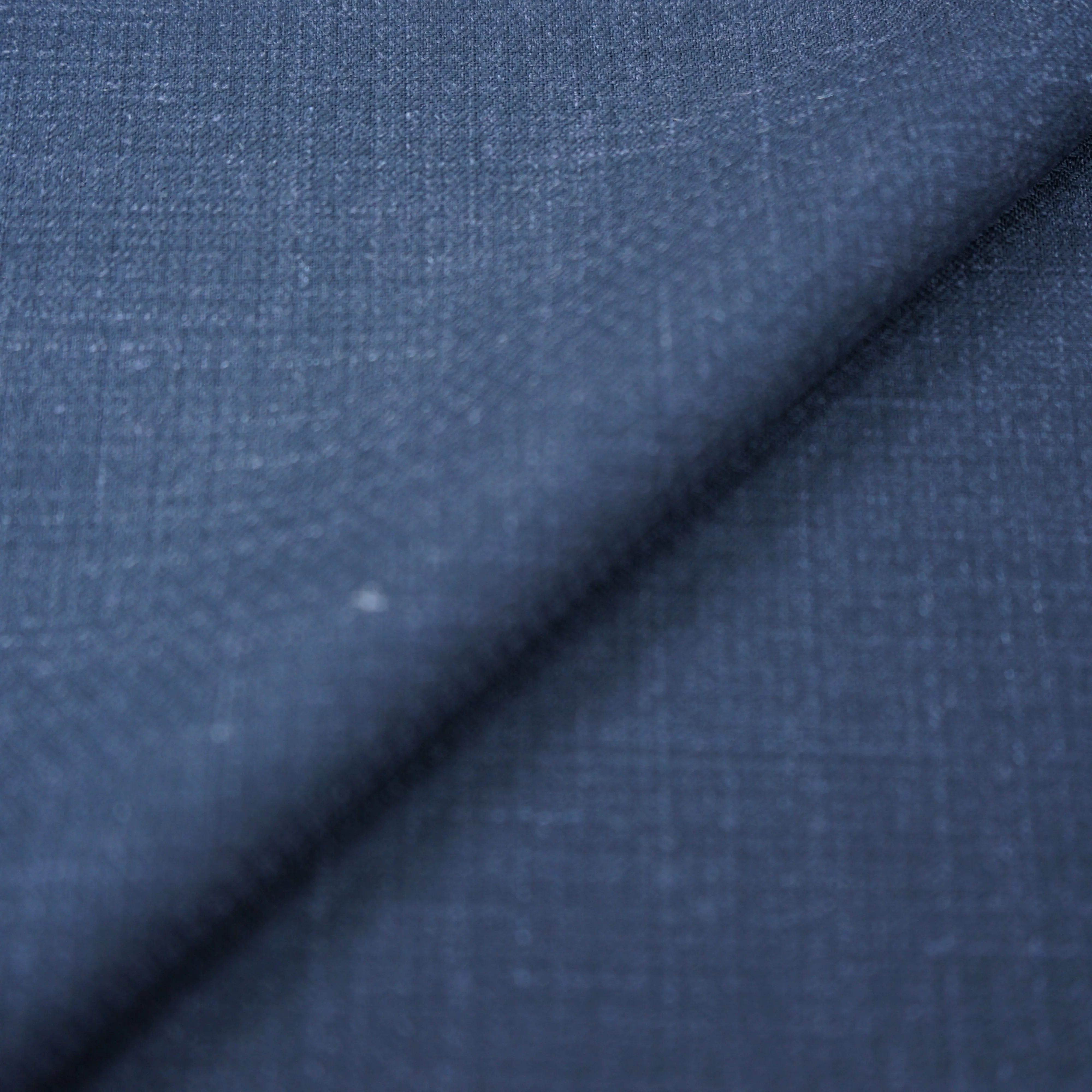 Deep Navy Textured Dormeuil Wool Calypso Fabric