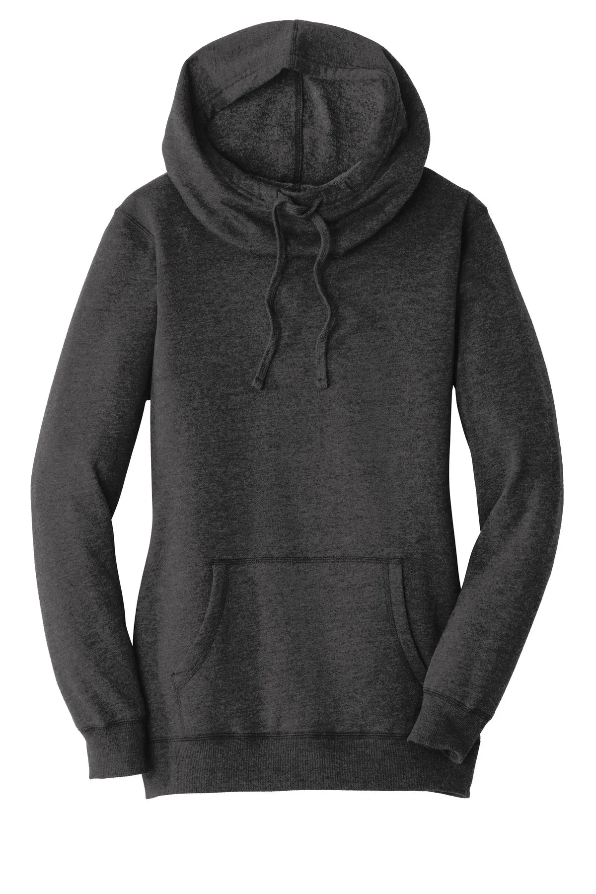 District Women's Lightweight Fleece Hoodie. DM493