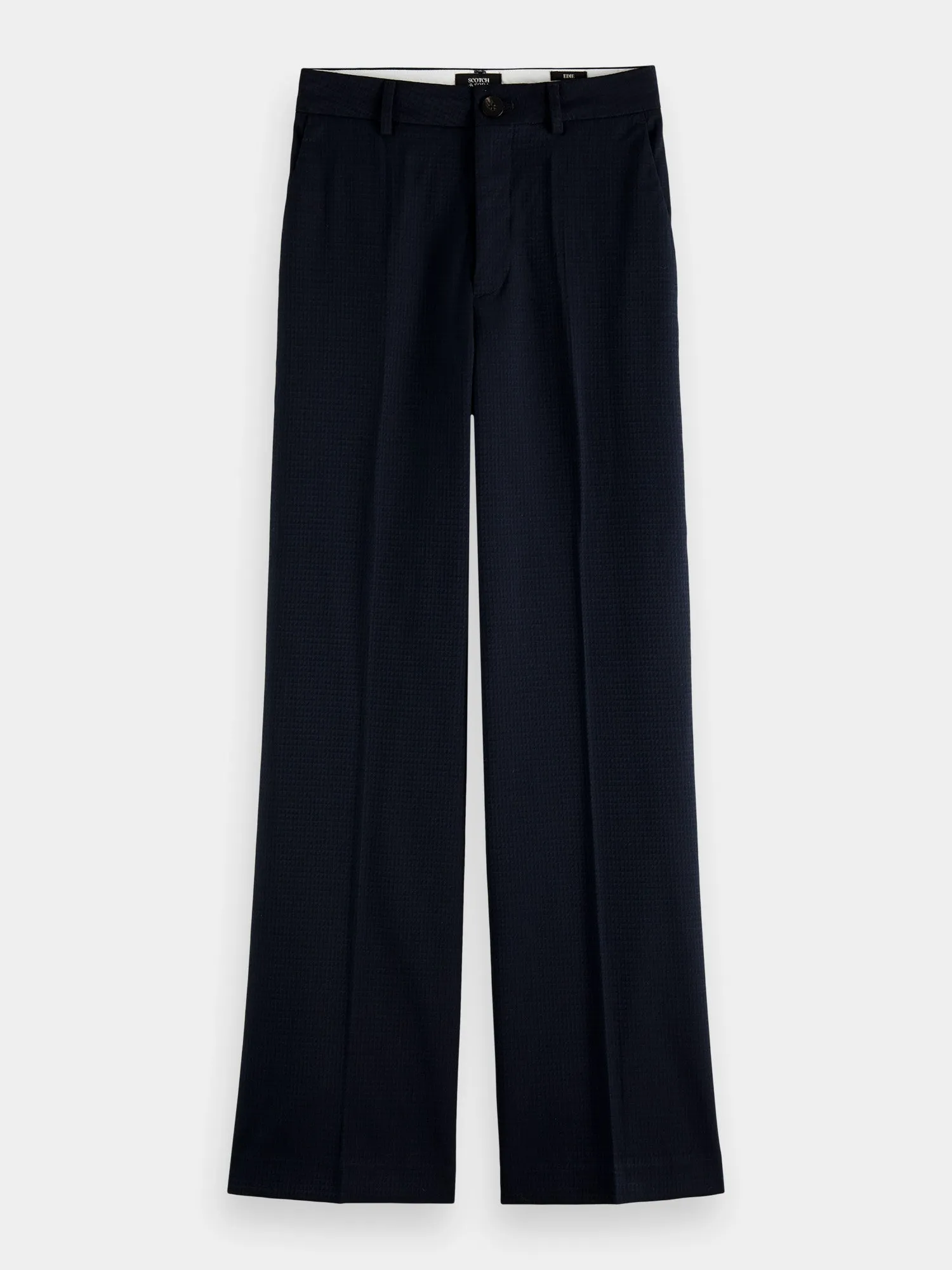 Edie high-rise wide-leg pants