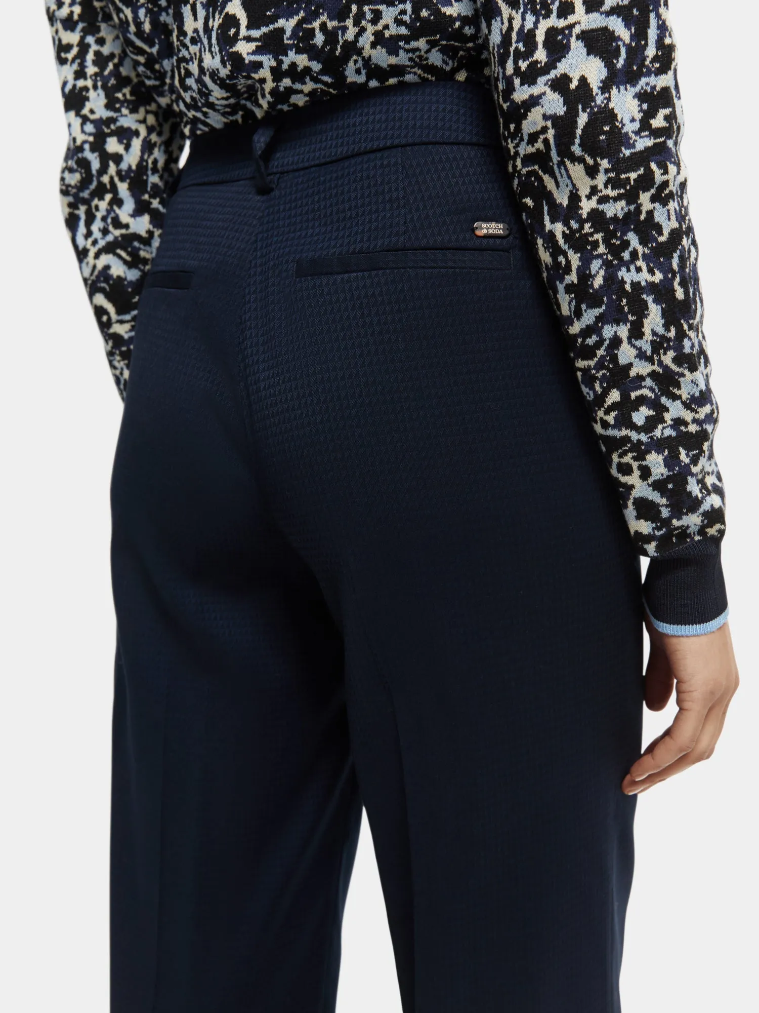 Edie high-rise wide-leg pants