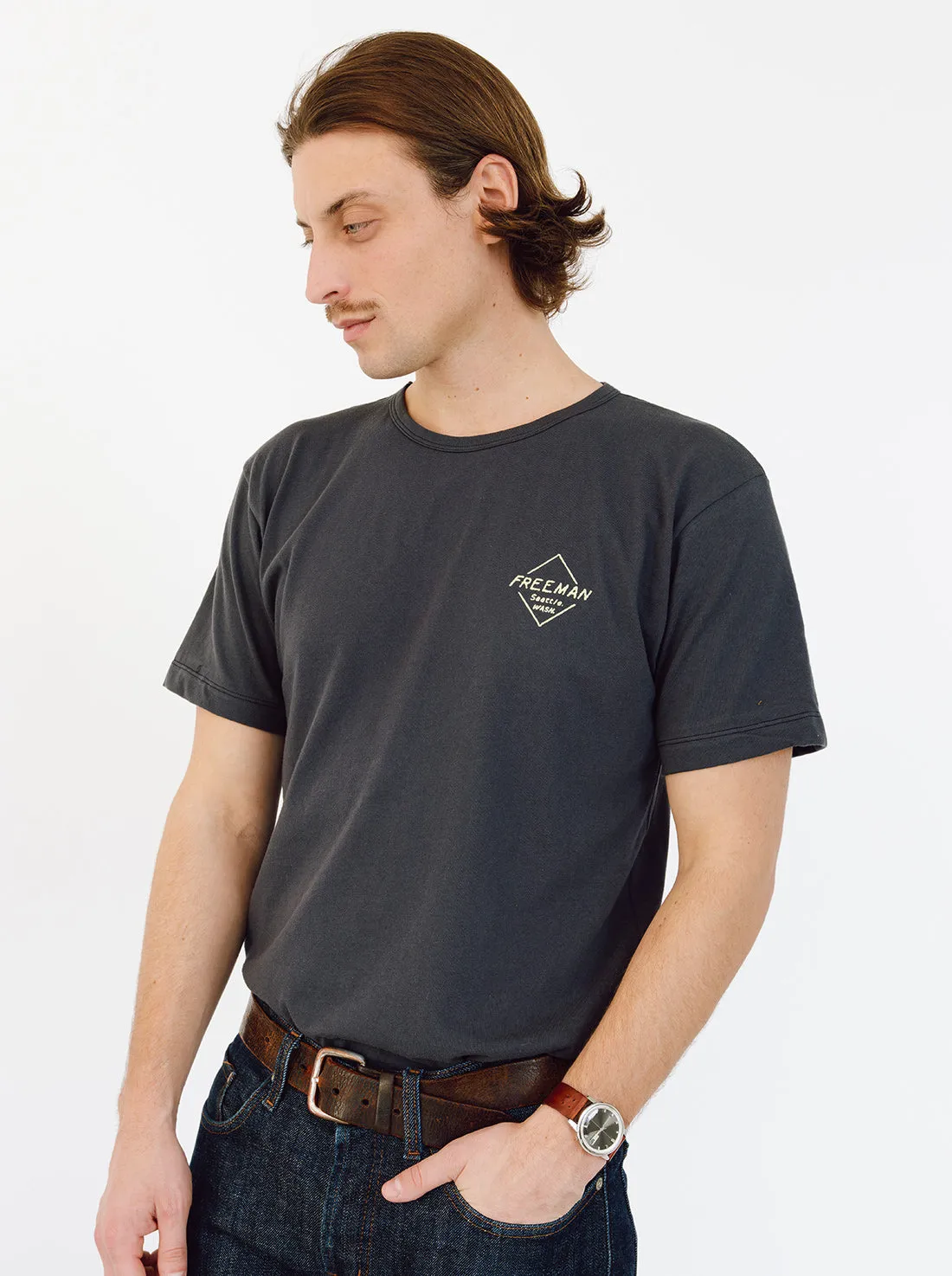 Essential Tee - Ferry Boat - Charcoal