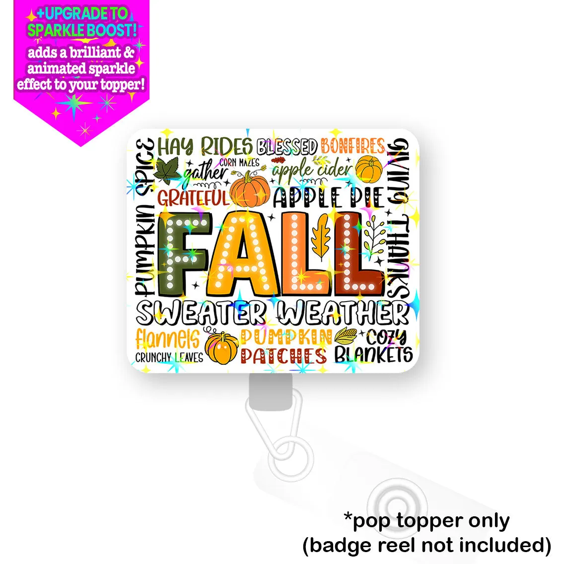 Fall Festivities Collage Pop Topper