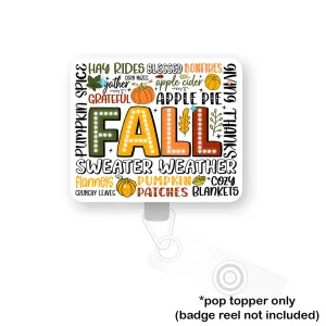 Fall Festivities Collage Pop Topper