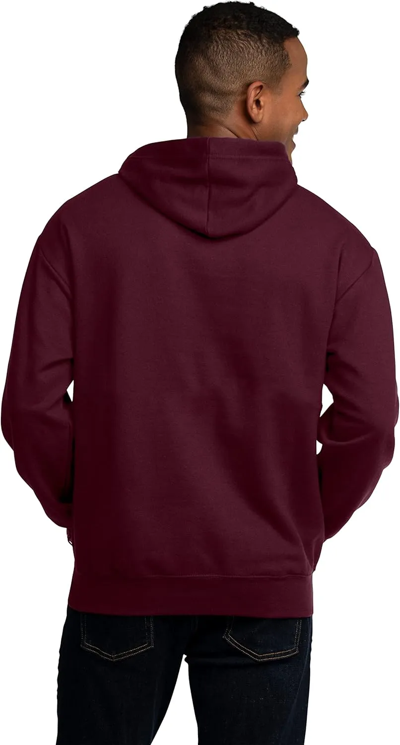 Fruit of the Loom Men's Eversoft Fleece Hoodies, Moisture Wicking & Breathable, Pullover Hooded Sweatshirt