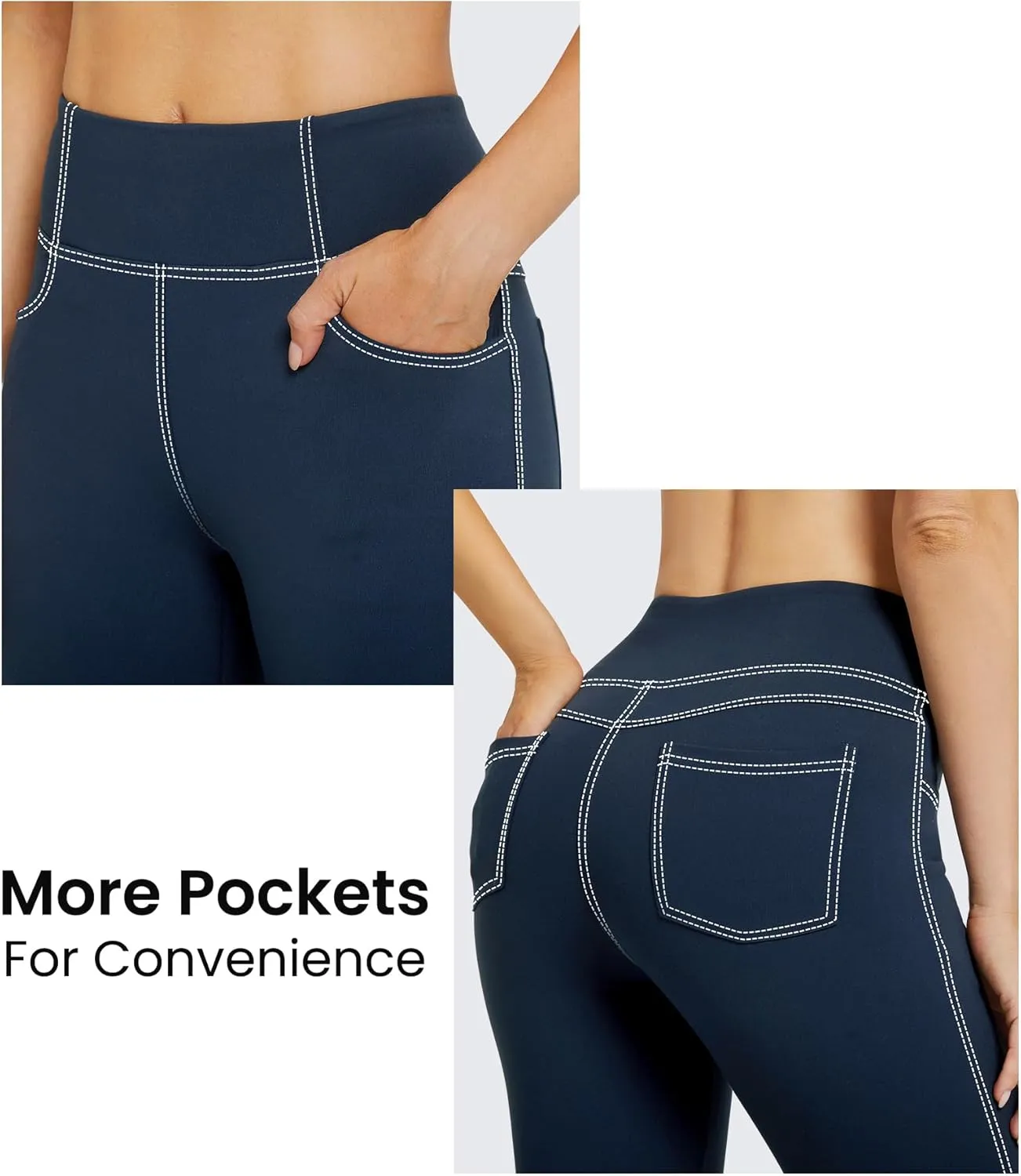 G4Free Bootcut Yoga Pants with 4 Pockets Flare Leggings for Women High Waisted Casual Dress Pants