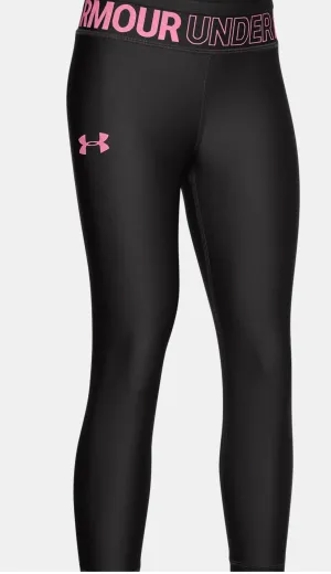 Girls' HeatGear® Armour Ankle Crop 1327855-010
