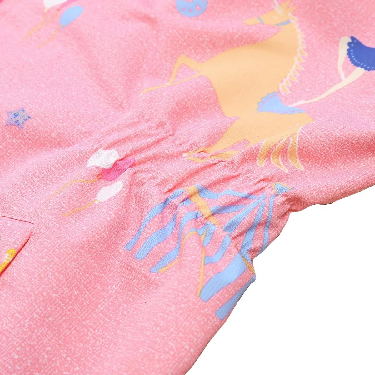 Girls Rain Jacket, Windbreaker Kids Raincoat Waterproof Zip Jacket with Fleece Liner