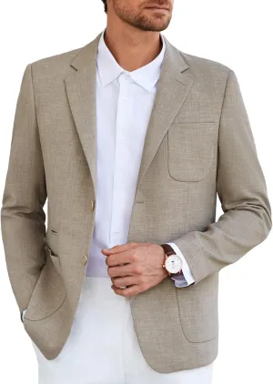 GRACE KARIN Men's Blazer Casual Lightweight Sport Coat Slim Fit Suit Jacket for Men
