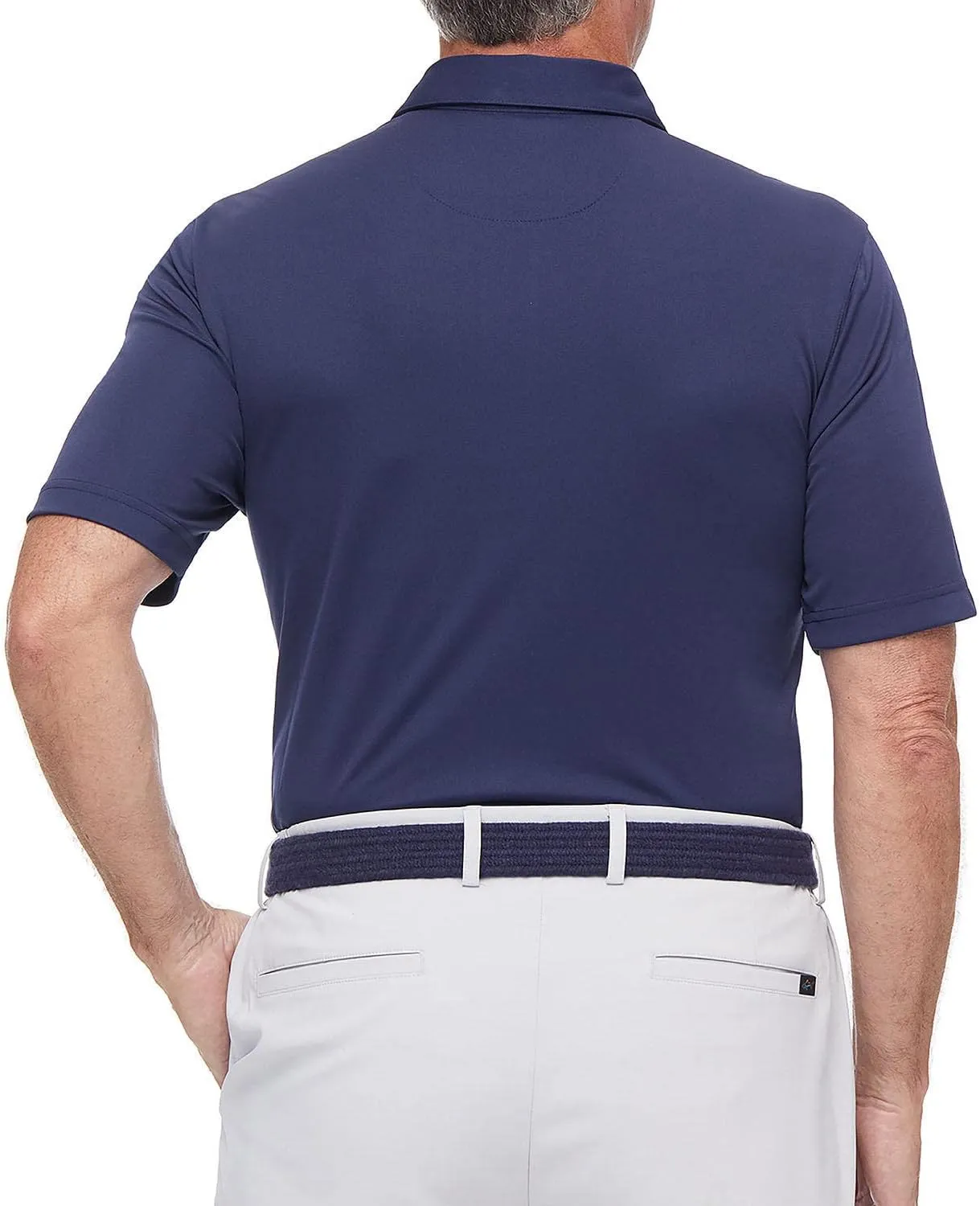 Greg Norman Men's Golf Polo Shirts Short Sleeve Casual Performance Moisture Wicking Dry Fit Golf Shirts for Men