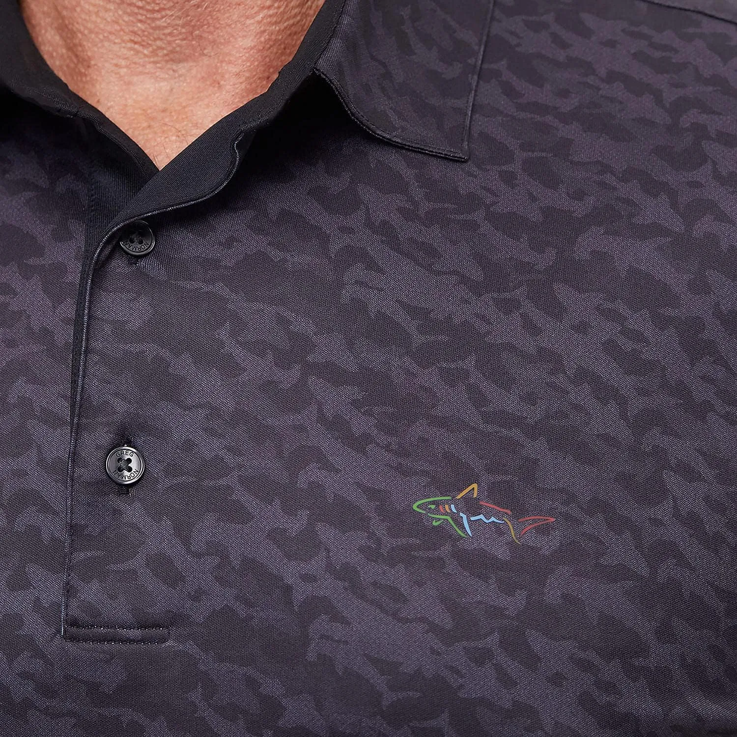 Greg Norman Men's Golf Polo Shirts Short Sleeve Casual Performance Moisture Wicking Dry Fit Golf Shirts for Men