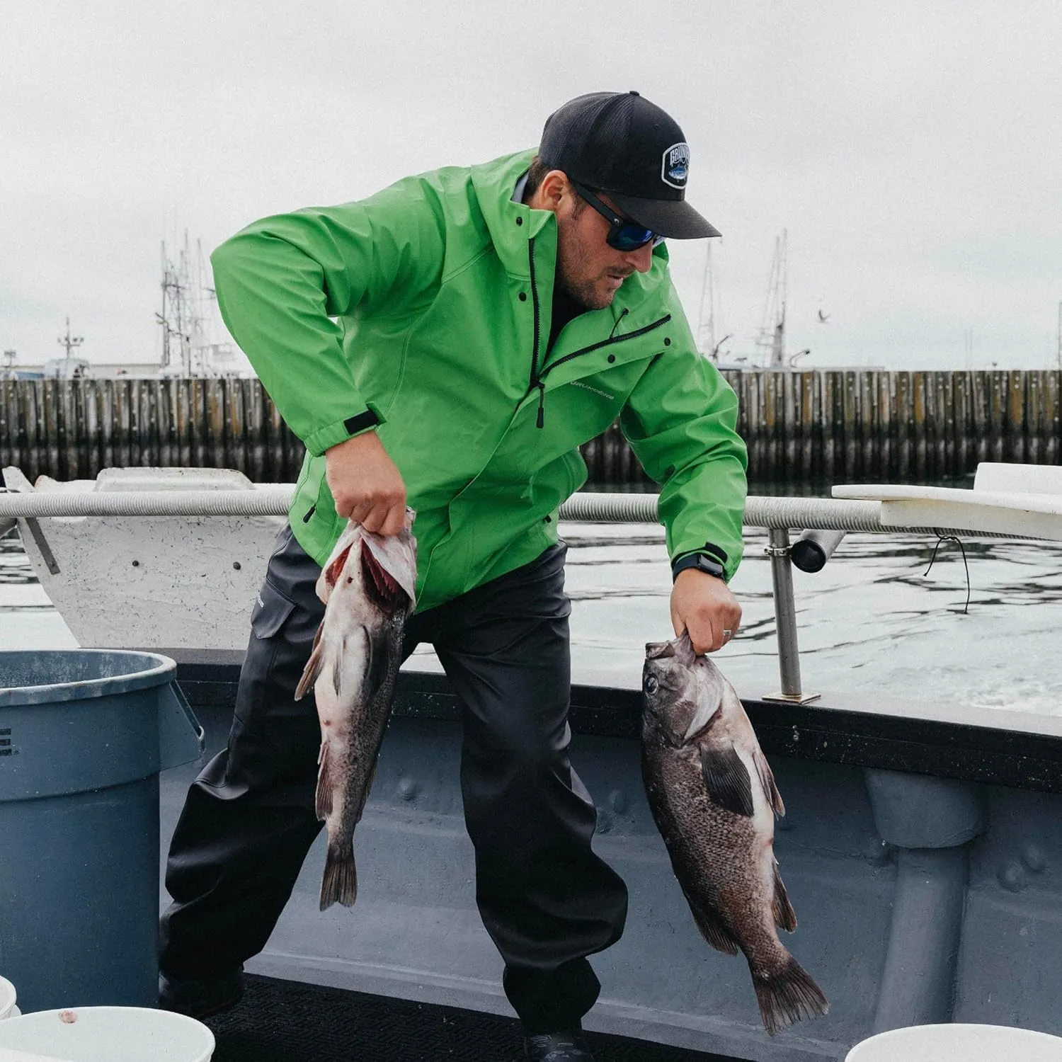 Grundens Mens Neptune Commercial Fishing Jacket | Waterproof, Adjustable