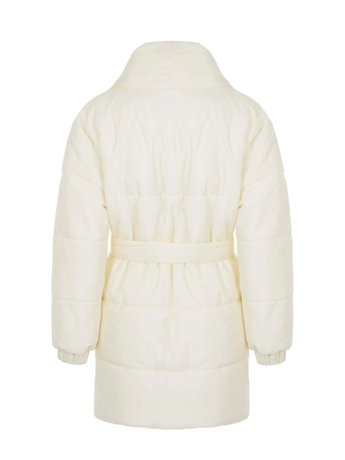 Heavy Winter White Puffer Jacket