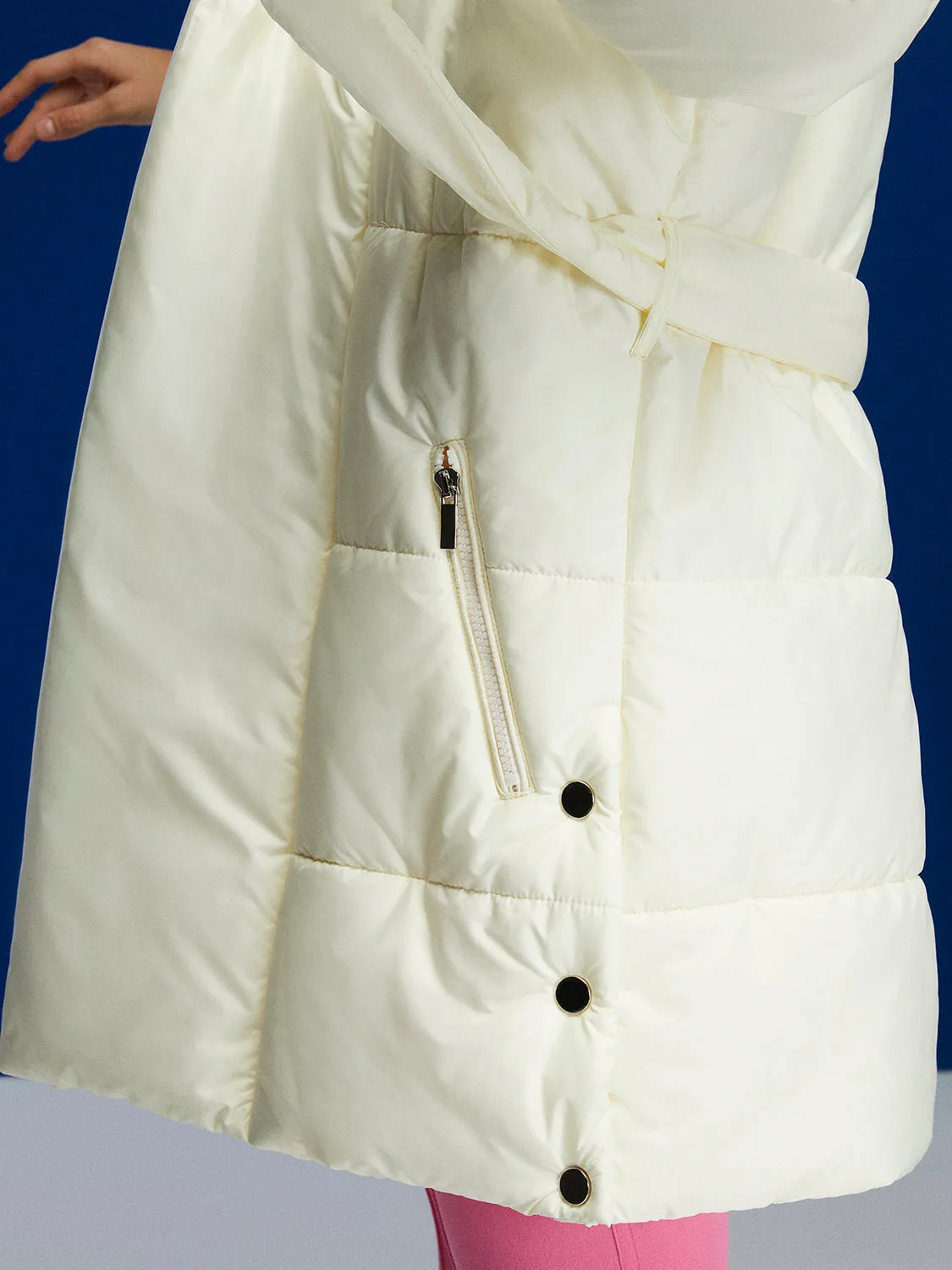 Heavy Winter White Puffer Jacket