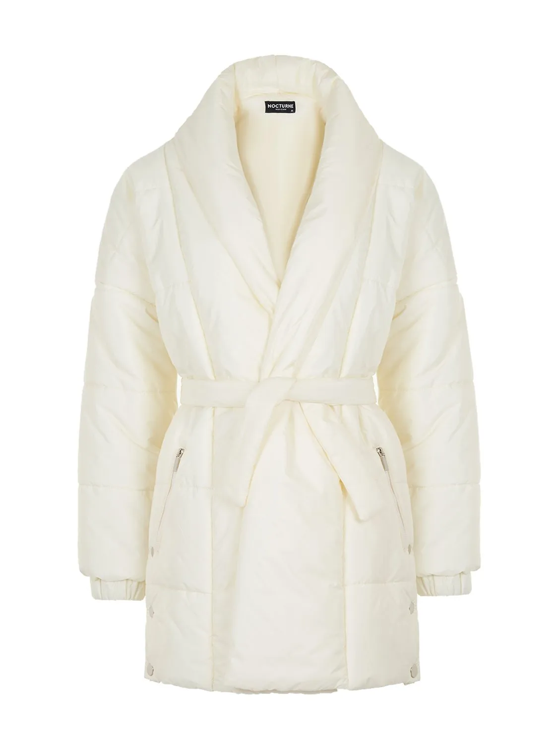 Heavy Winter White Puffer Jacket