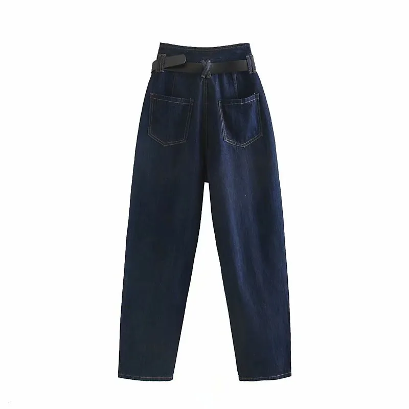 HIGH WAIST JEANS WITH BELT