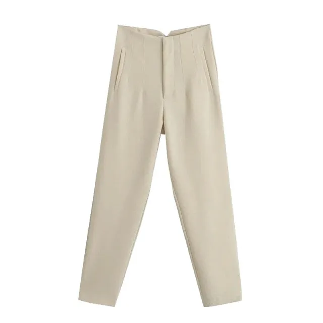 HIGH WAIST OFFICE PANTS