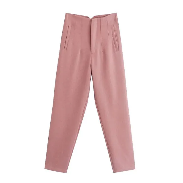 HIGH WAIST OFFICE PANTS