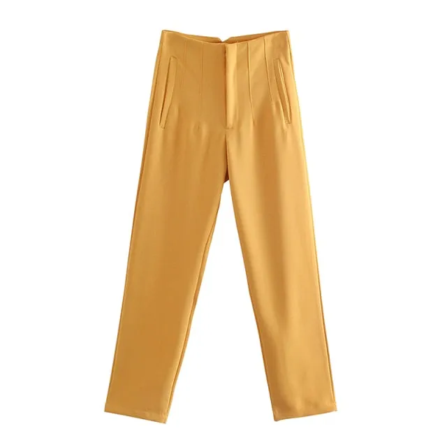 HIGH WAIST OFFICE PANTS