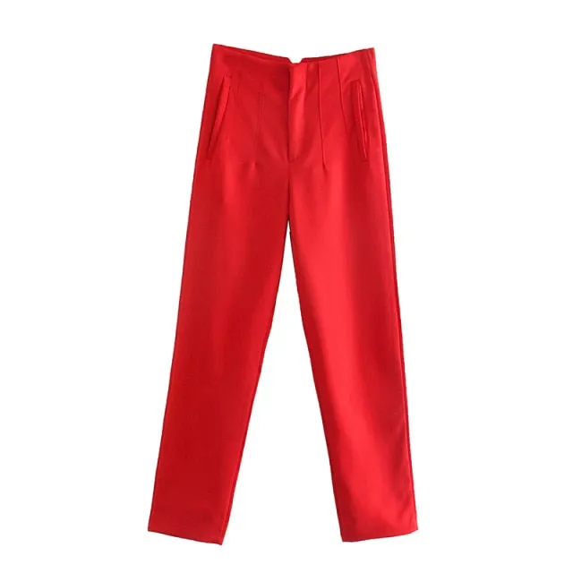 HIGH WAIST OFFICE PANTS