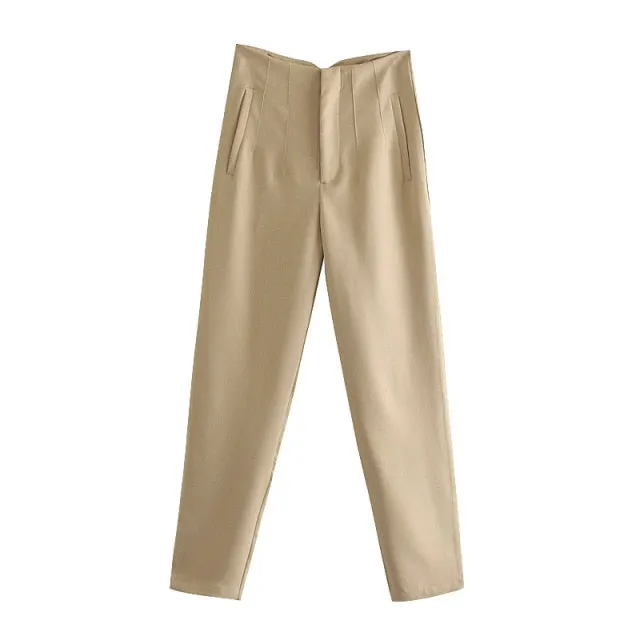 HIGH WAIST OFFICE PANTS