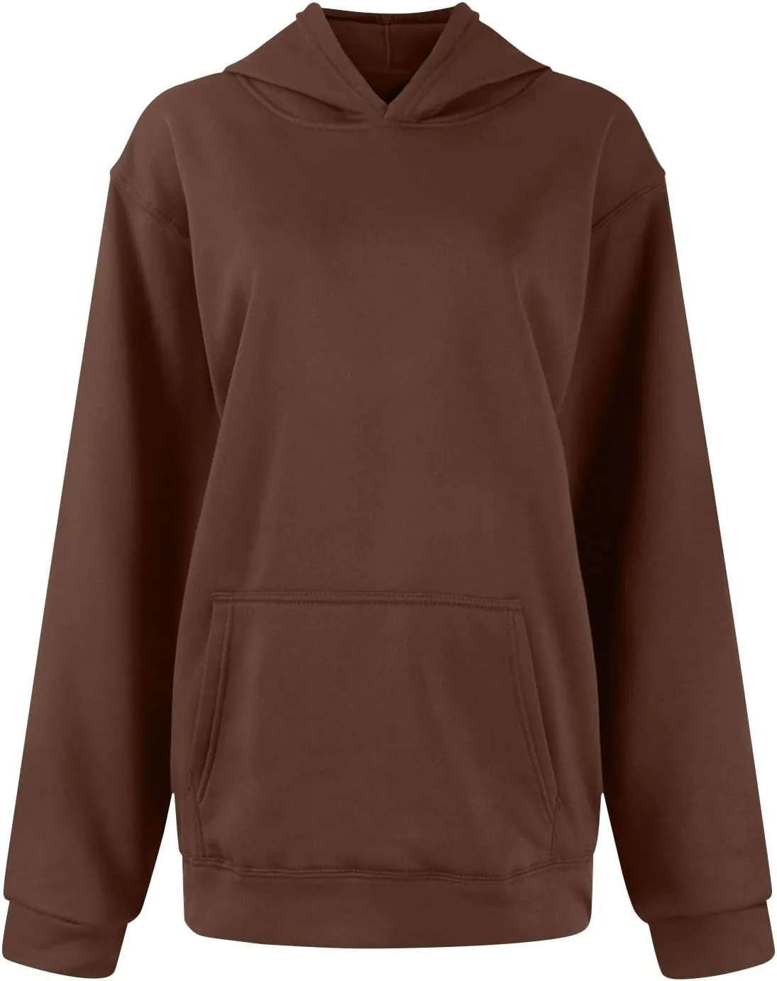 Hoodies for Women Fleece Long Sleeve Hoodies Pullover Loose Fit Oversized Sweatshirts with Pocket Fall Fashion Outfits