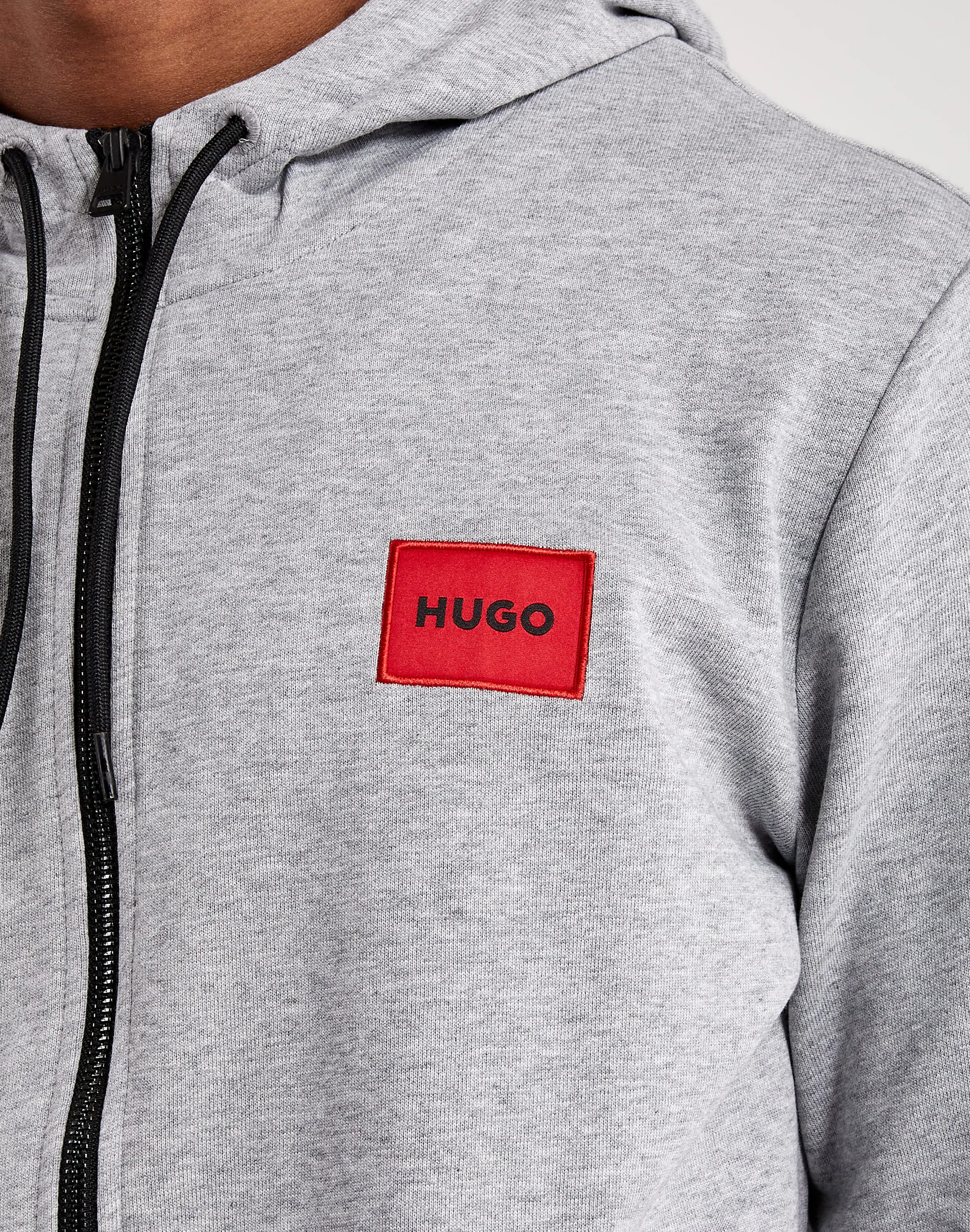 Hugo Box Logo Full-Zip Hoodie