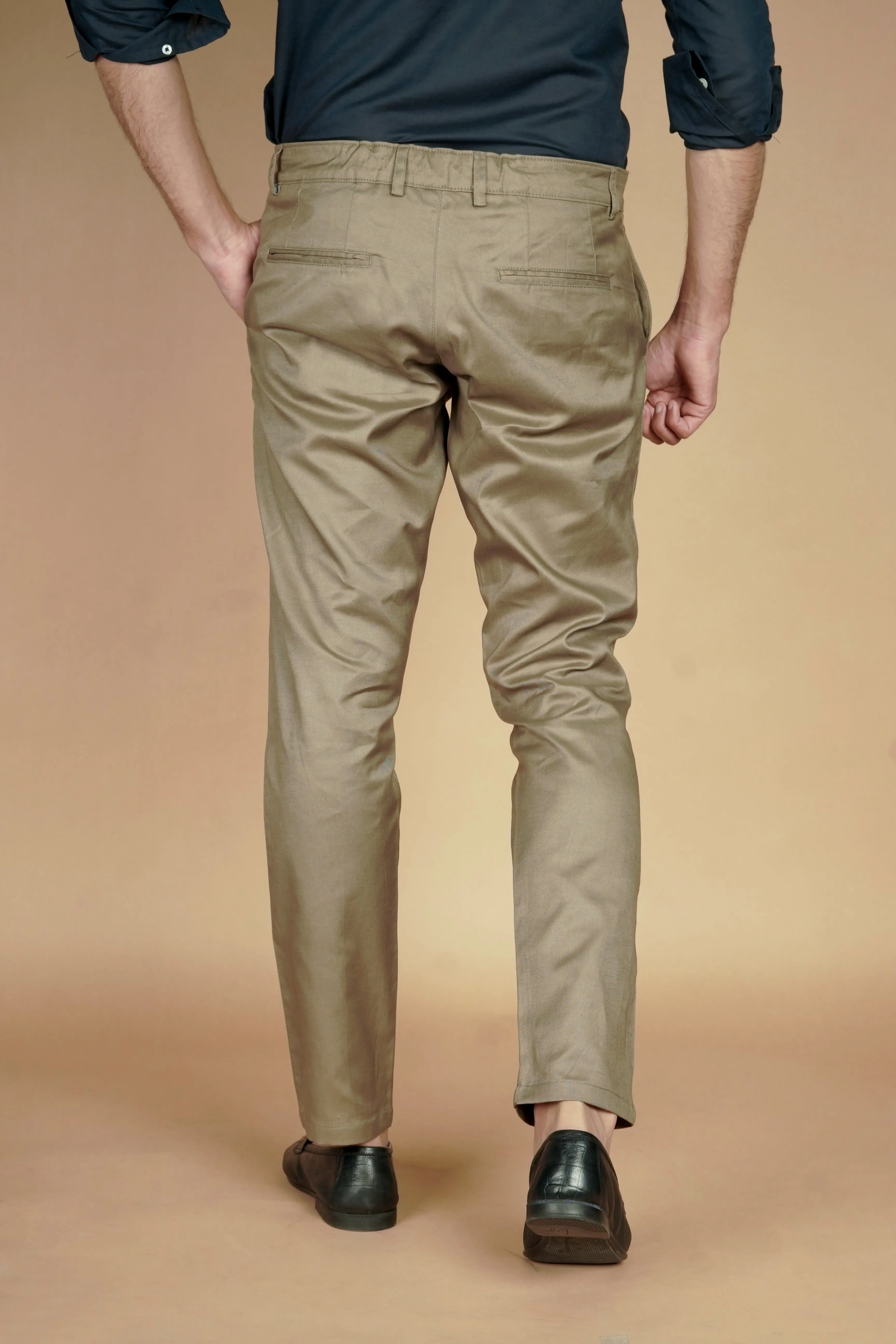 Iron Brown Linen Trousers