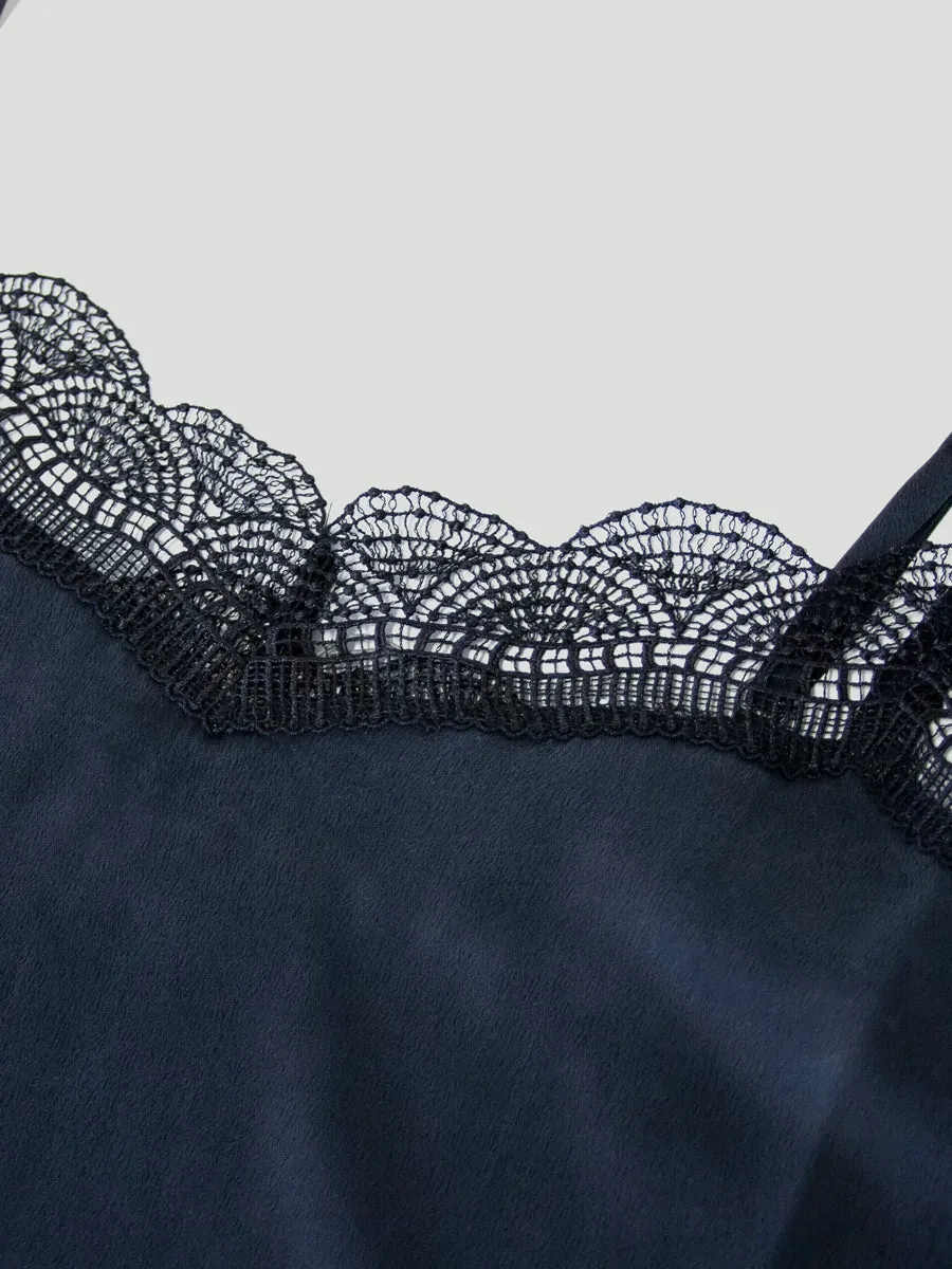 LACE SILK CAMISOLE