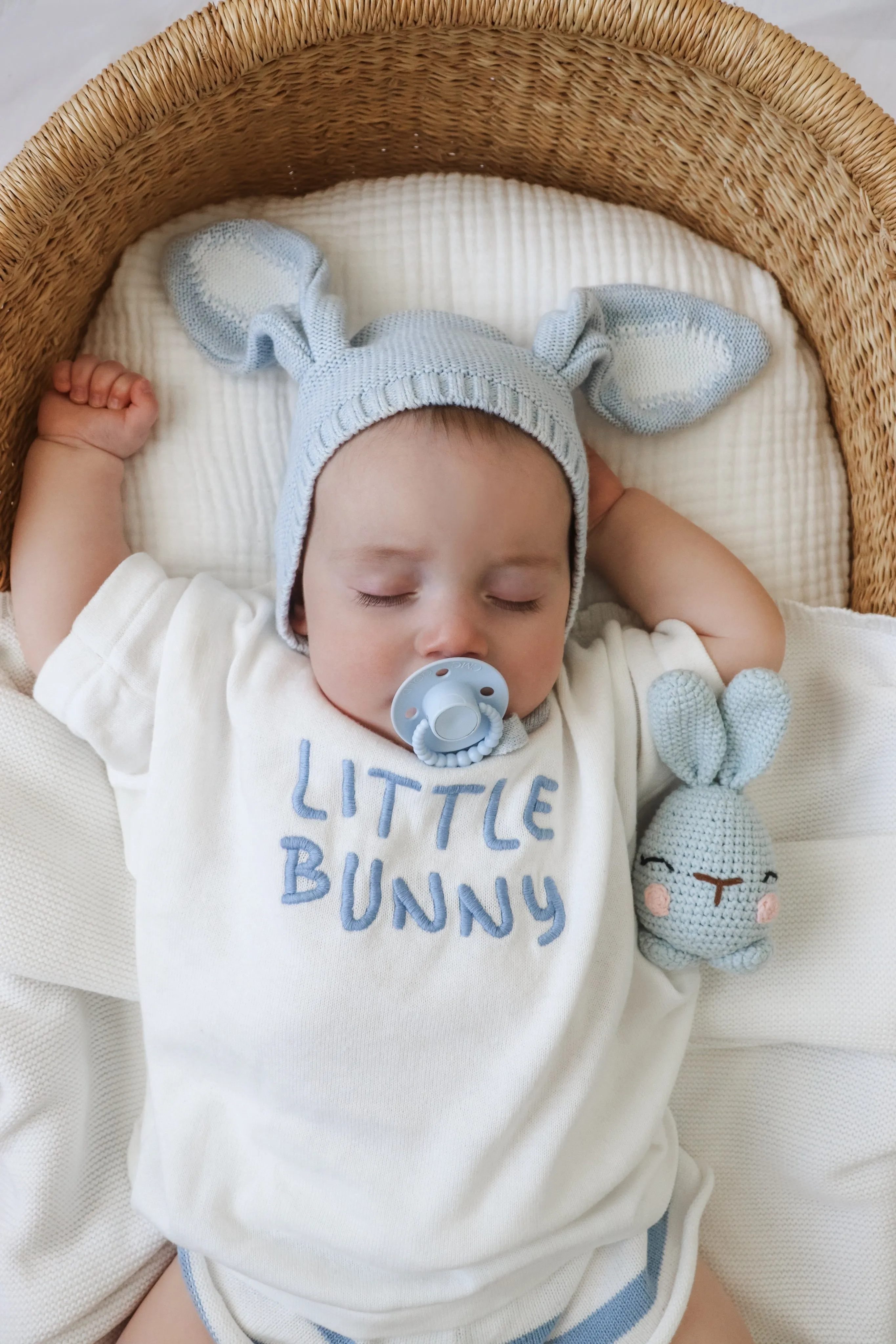 'Little Bunny' Tee - Blue