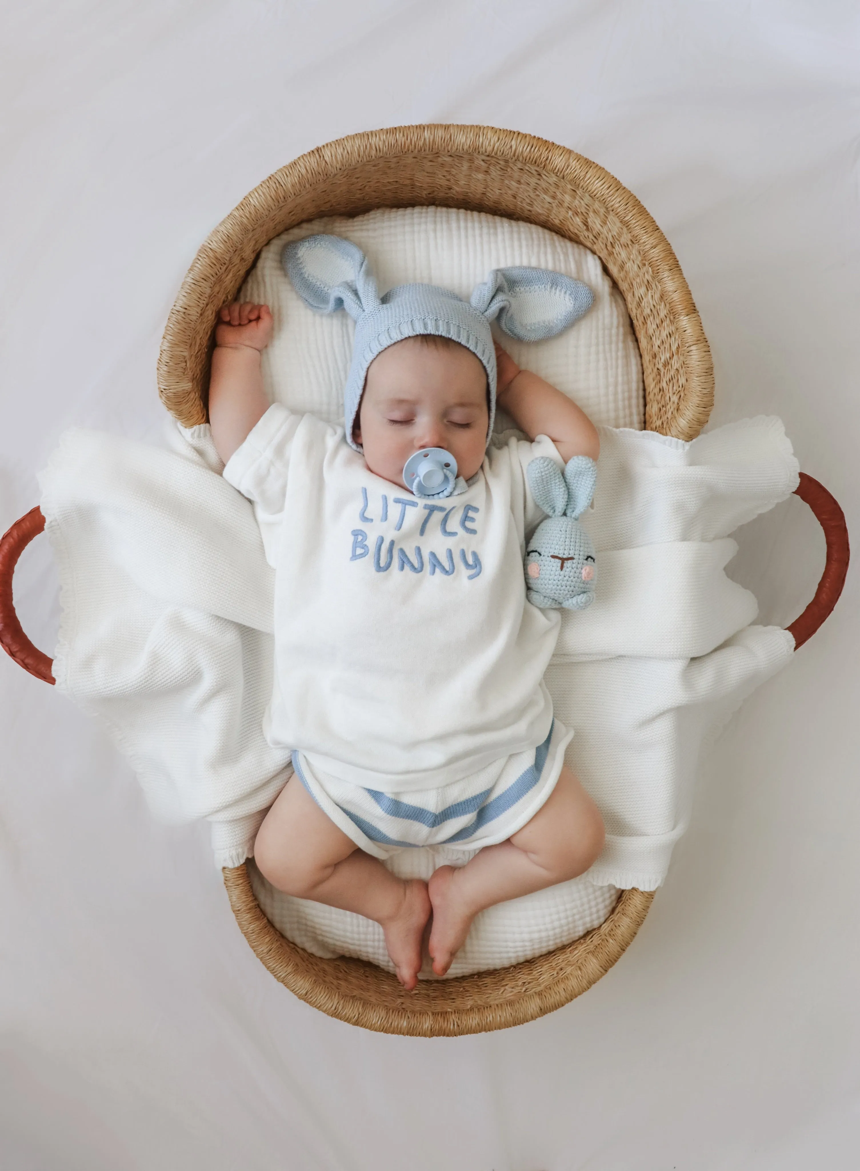 'Little Bunny' Tee - Blue