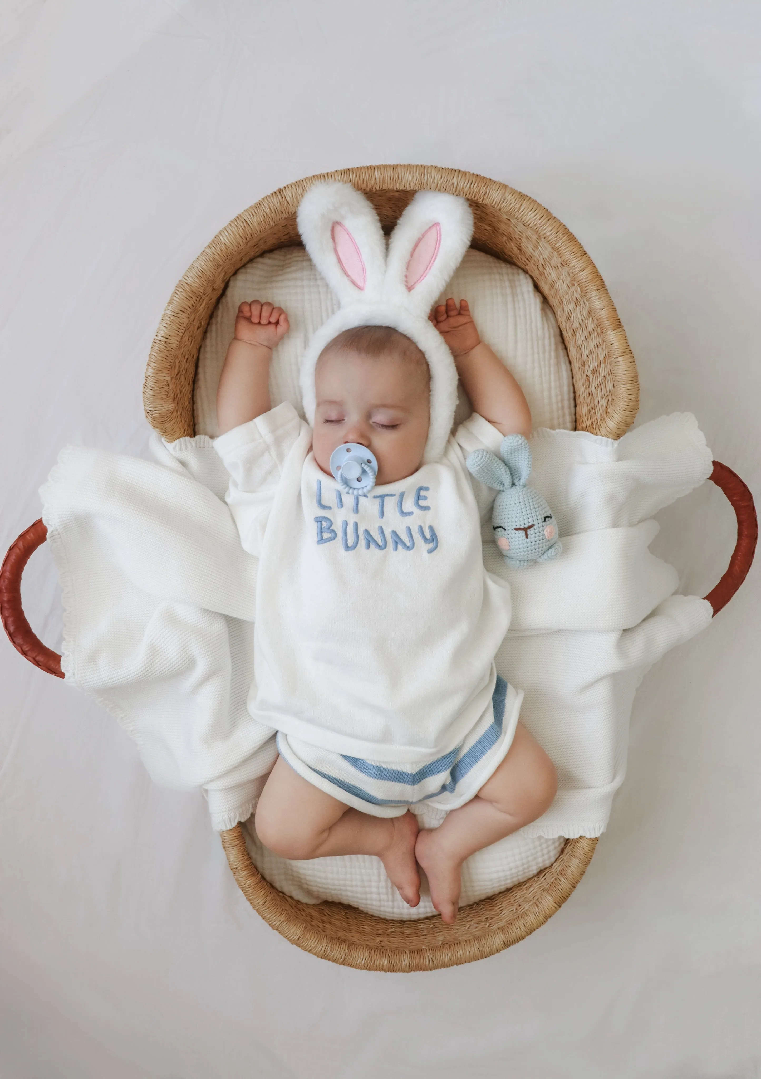 'Little Bunny' Tee - Blue