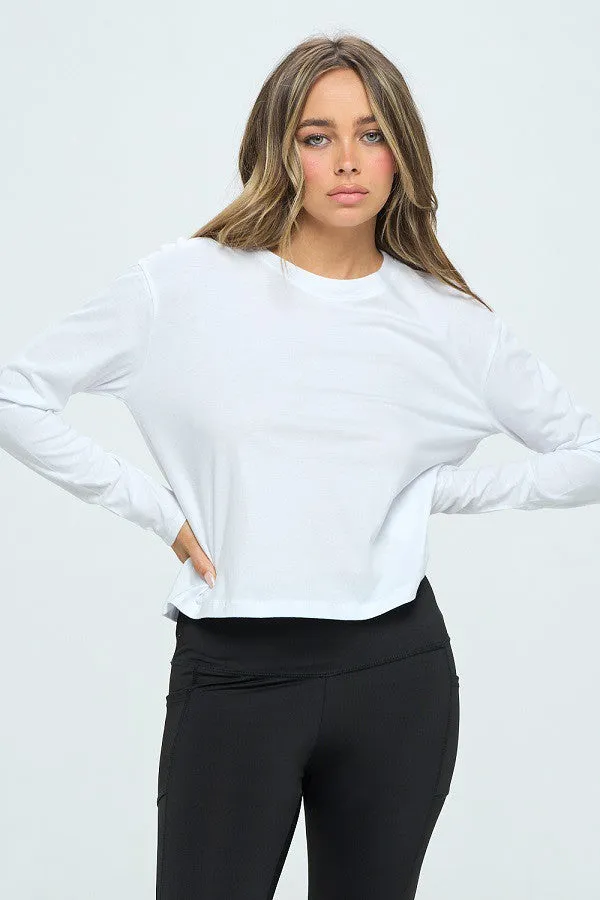 Long Sleeve Crew Neck Tee